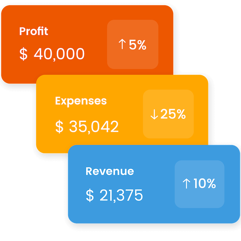 UI designed for business owners